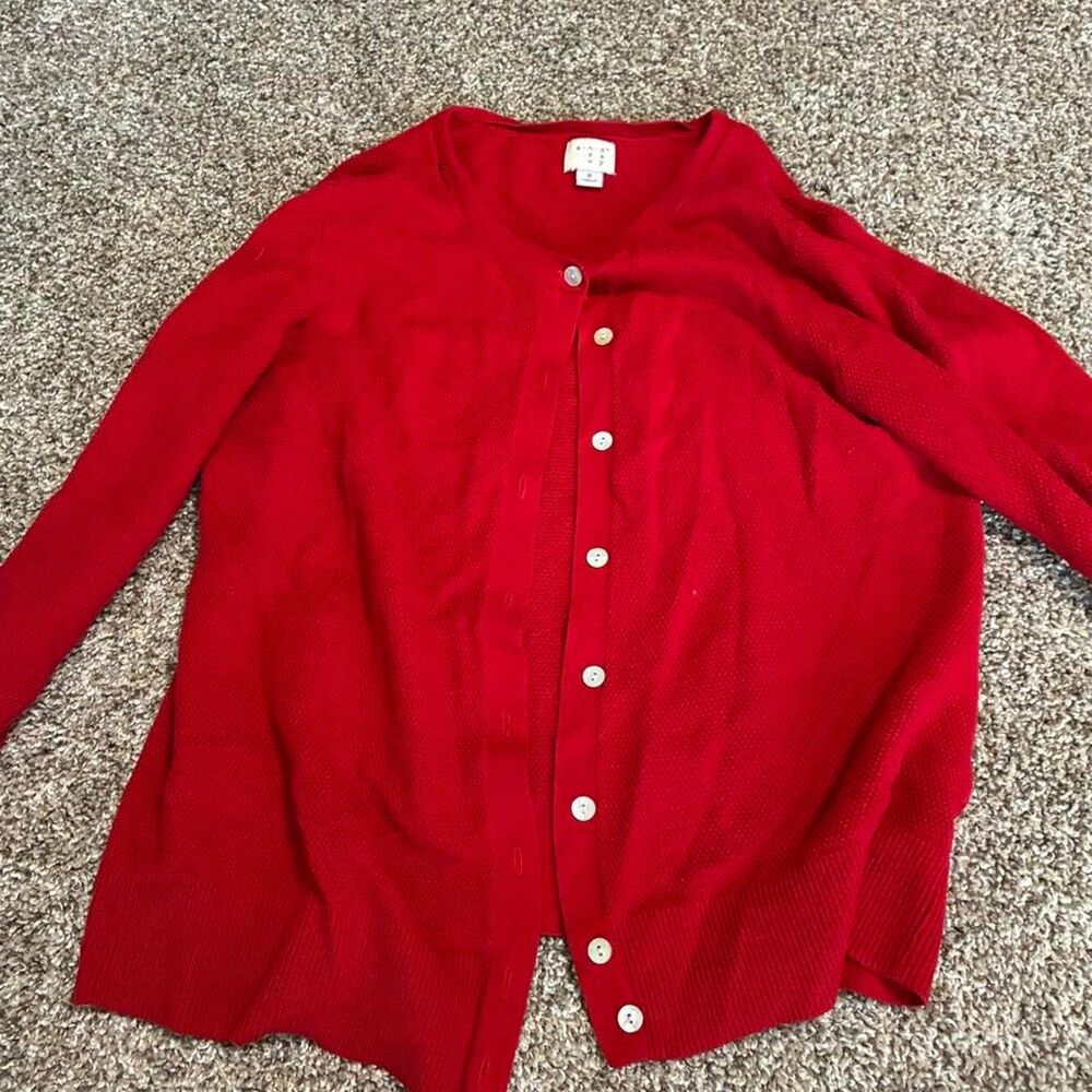 A-new-day Women's Red Cardigan